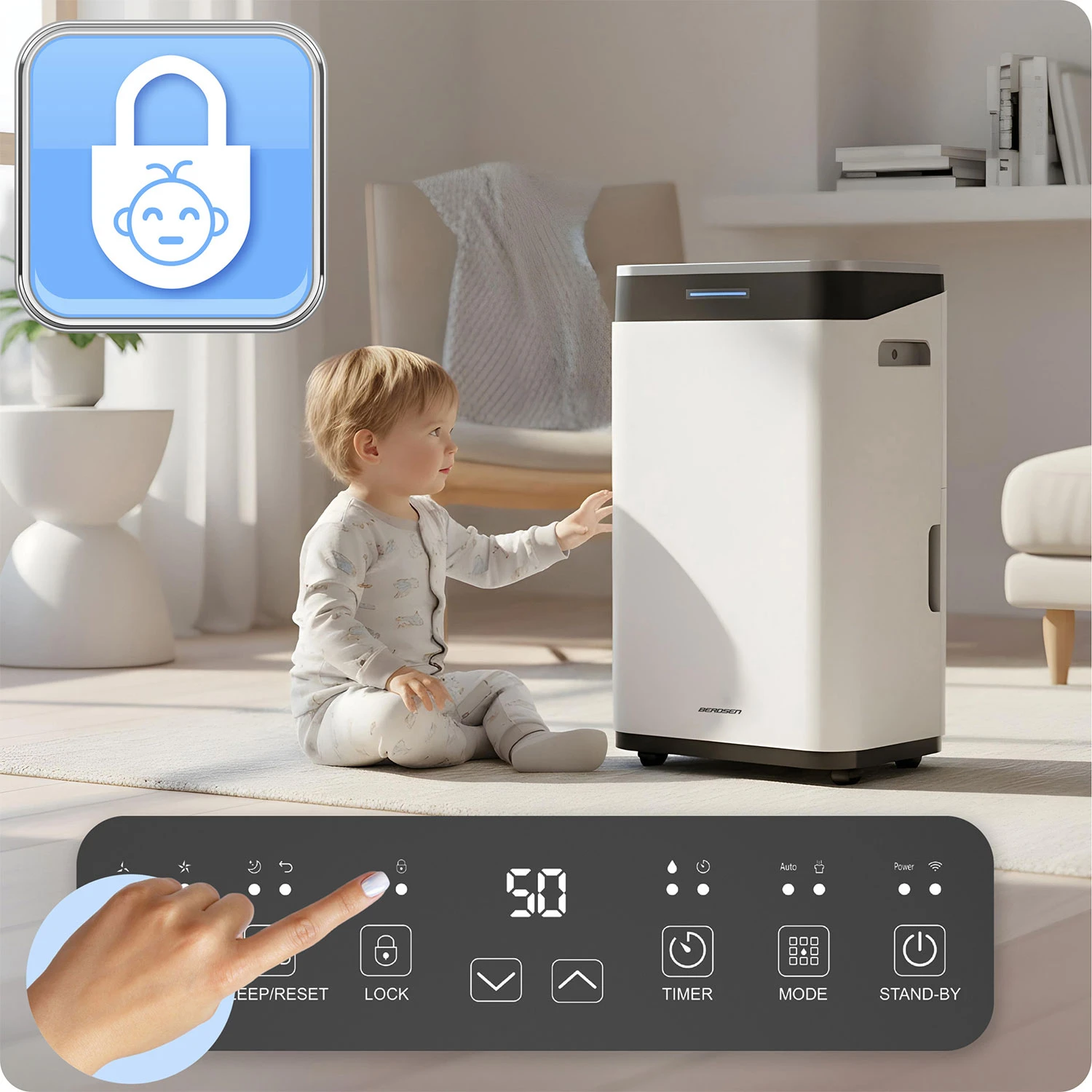 Niiskusekoguja Berdsen BD-533 lapselukk