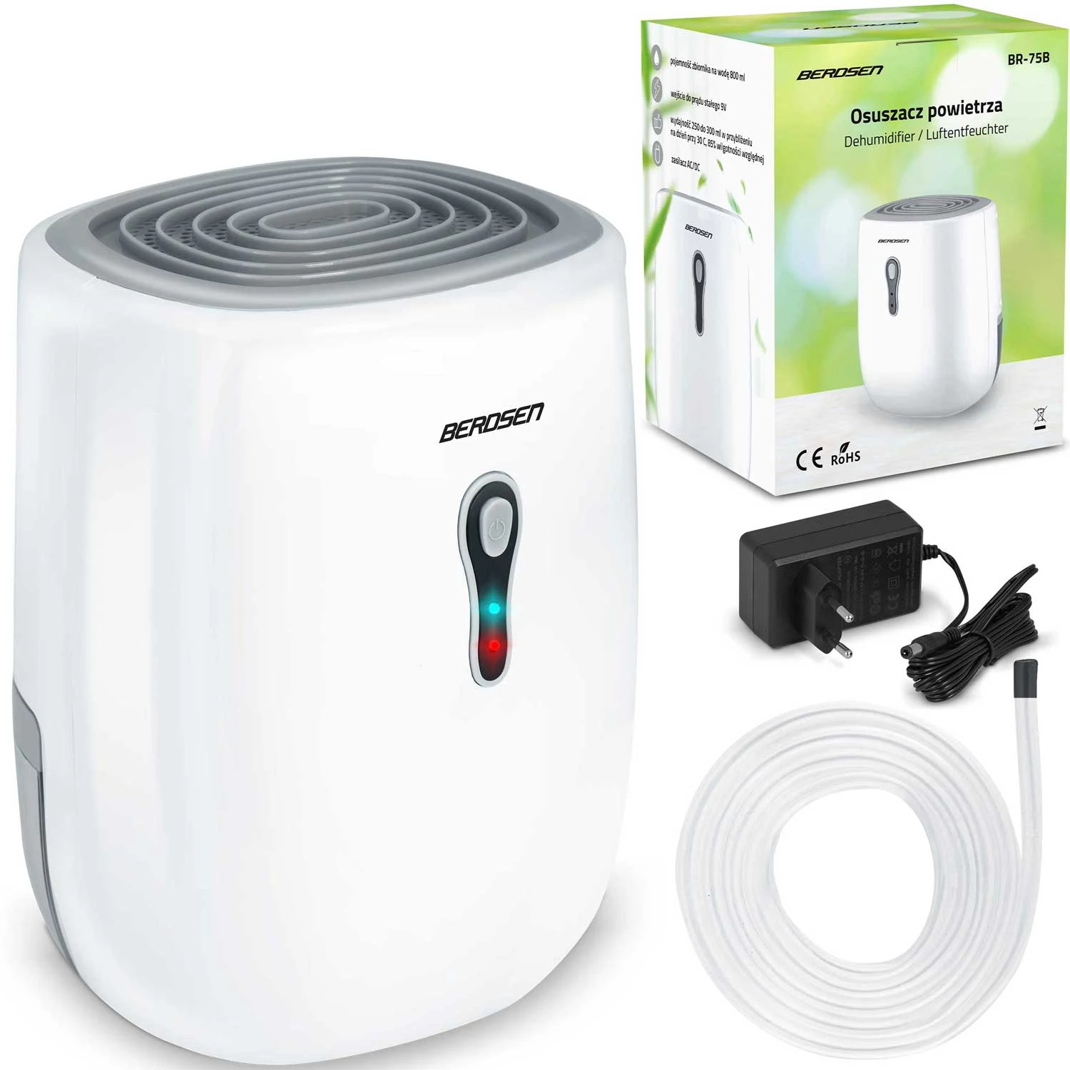 niiskusekoguja Berdsen BR-75B valge komplekt